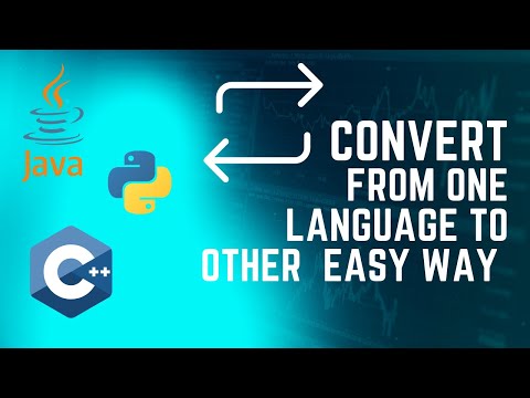 Convert any  code from one language to another |C++ to java Converter| java to python converter