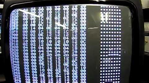 TESLA počítače PMD 85-3 DUMP