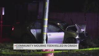 1 teen dead, 4 in critical condition after DUI crash in Novato