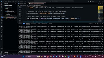 The Automated Diamond Info Scraper from StoneAlgo, Web Scraping, Python, Selenium, Automation