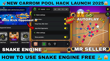 Carrom Pool LIVE With Snake Engine 🐍 | MR SELLER 🤝 |