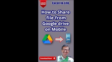 How to share file from Google Drive on Mobile | #shorts  | Excel in Life | Manike Mage Hithe