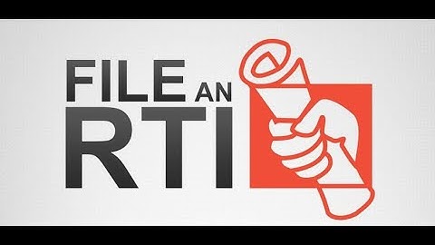 How to File An RTI to Education department