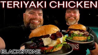 AMAZING TERIYAKI CHICKEN SANDWICH MADE ON THE BLACKSTONE GRIDDLE! EASY RECIPE