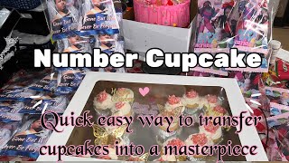 How to make a Two Digit Number PullApart Cupcake Fast & Easy | Number 12 Pullapart Cupcake #cupcake