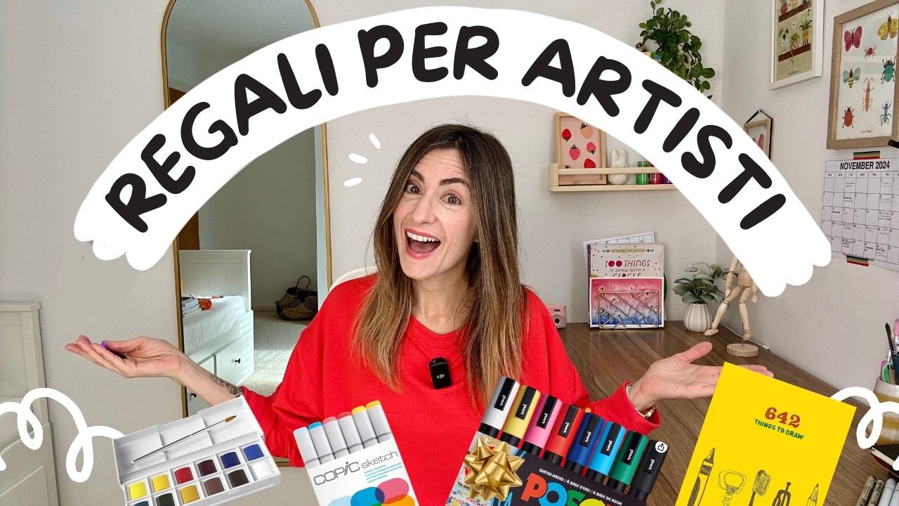 GUIDA DEFINITIVA AI REGALI PER ARTISTI ✏️ PIÙ DI 30 IDEE REGALO ORIGINALI PER IL 2025 🎉