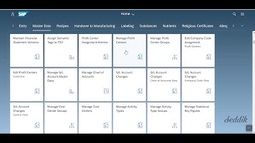 SAP FIORI Manage Cost Centers and Profit Centers