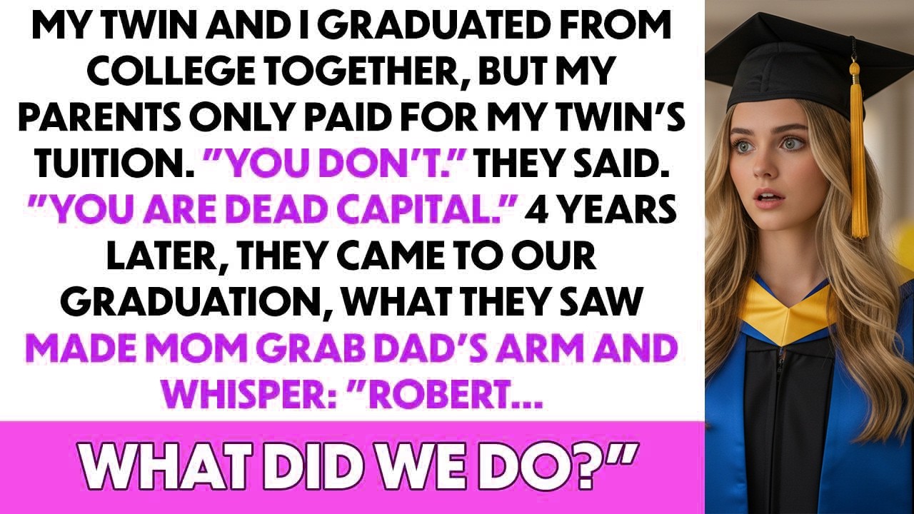 My Parents Paid For My Twin’s College But Not Mine—Until The Dean Called My Name As Valedictorian...