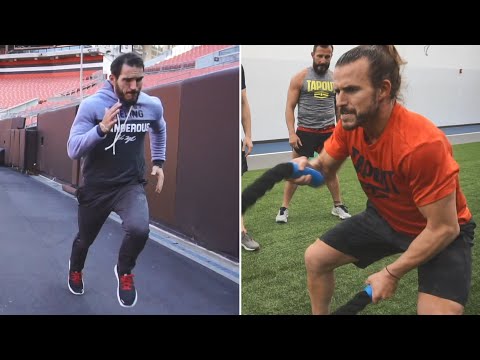 Johnny Gargano and Adam Cole train for NXT Title Match