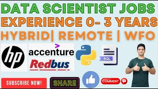 Data Science Jobs for freshers | Data Scientist Jobs in India | Data Scientist Jobs in 2024