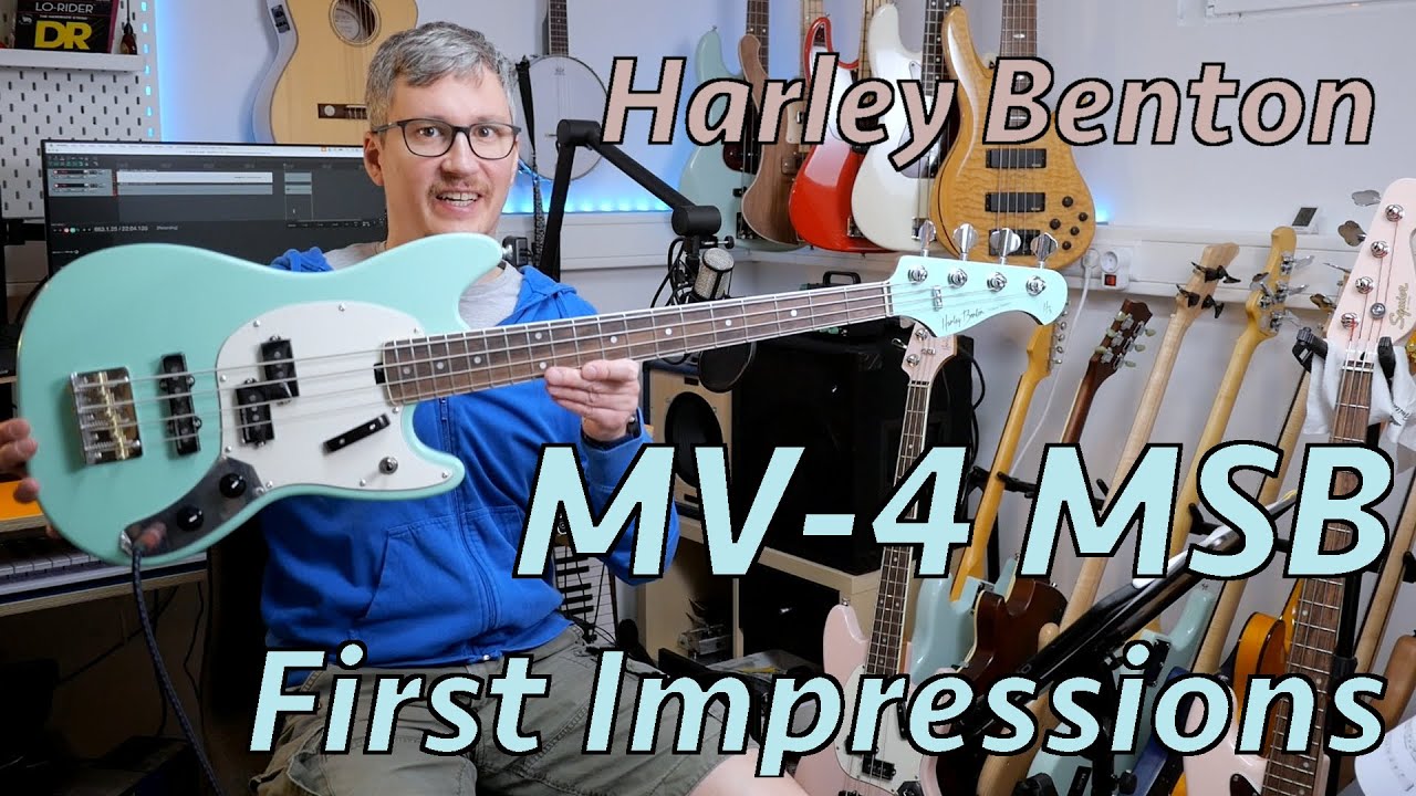 Harley Benton MV-4 MSB - First Impressions Review - YouTube