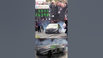 Quickest and Fastest Import in the WORLD - Natty Racing 5.54 @ 263mph  #importvsdomestic