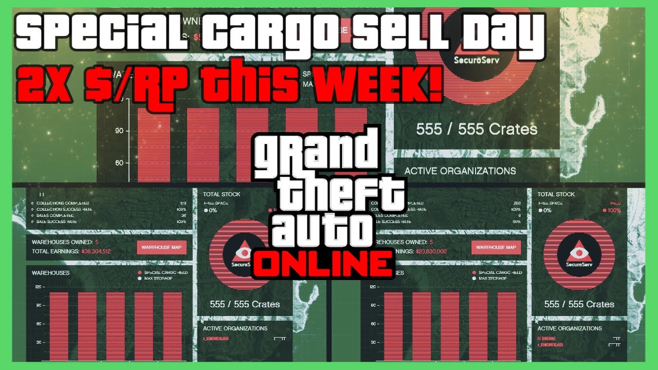 🔴GTA Online Live Special Cargo 2x Money/RP! TIME TO SELL! YouTube