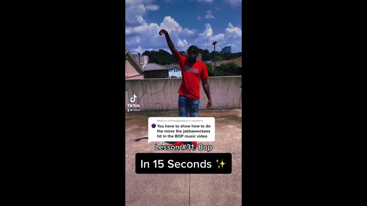 HOW TO BOP IN 15 SECONDS LESSON 31 Shorts