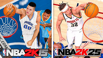 Dunking With Aaron Gordon In Every NBA 2K