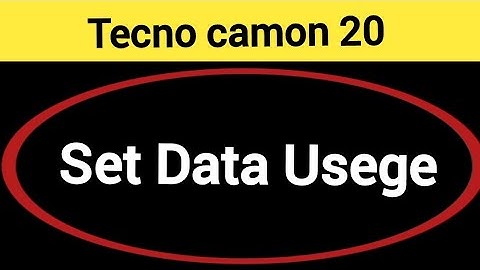 How to set data usege, Tecno camon 20 me data limit Kaise lagaen