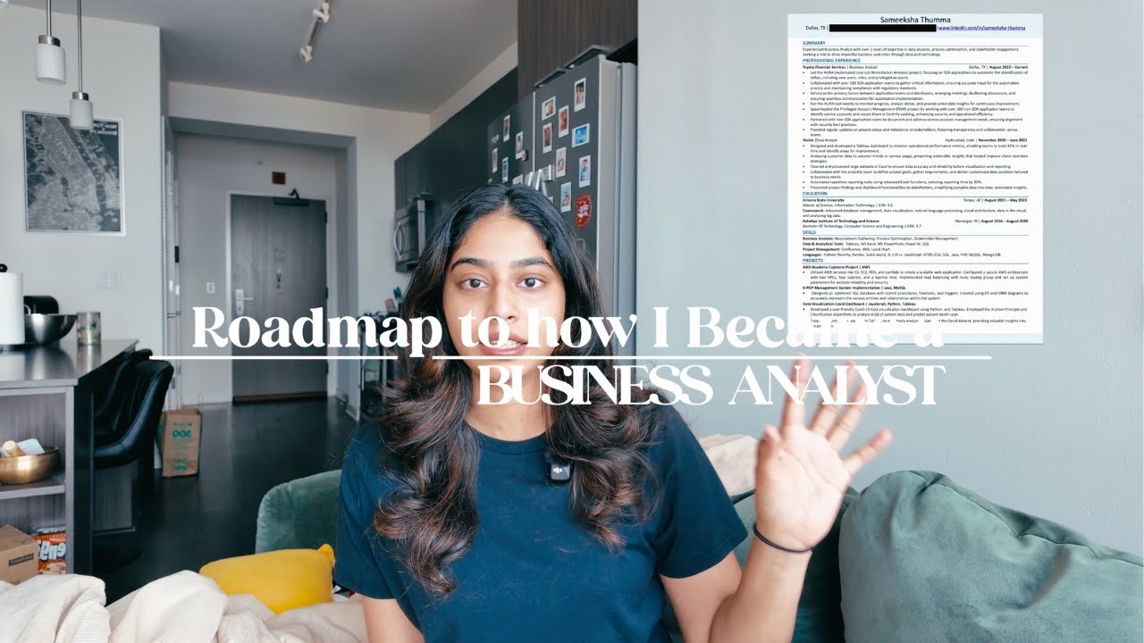 Roadmap of how I became a BUSINESS ANALYST!