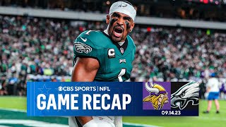 D'Andre Swift's CAREER NIGHT Lifts Eagles Past Vikings [FULL RECAP] | CBS Sports