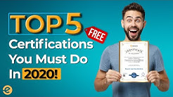 Top 5 Free Certification you must do in 2020 |Eduonix