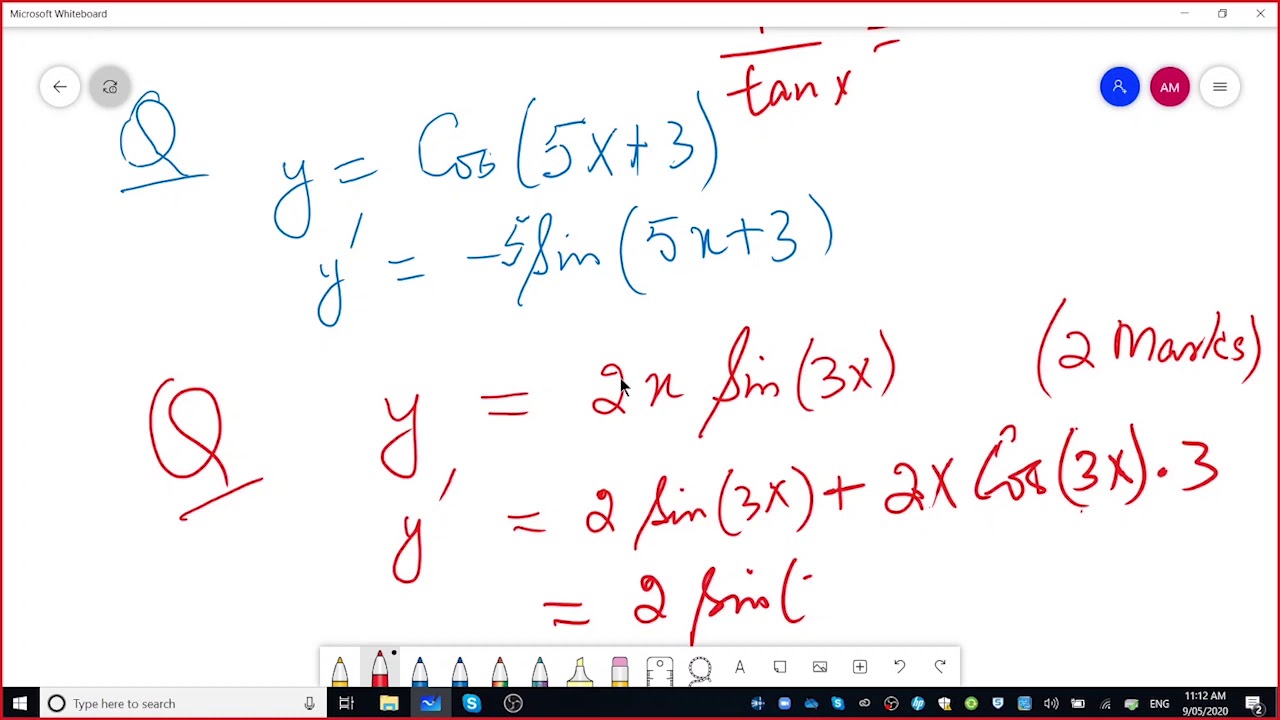 Calculus of Trigonometric Functions, Math Methods Year 12, Australian