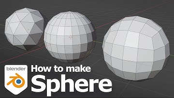 Blender how to make a sphere | Quad Sphere | UV Sphere | Ico Sphere