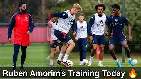INSIDE RUBEN AMORIM’S INTENSE TRAINING SESSION AT CARRINGTON – YOU WON’T BELIEVE WHAT HAPPENED!
