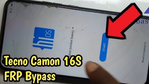 New 2022 Tecno Camon 16S Google Account Bypass