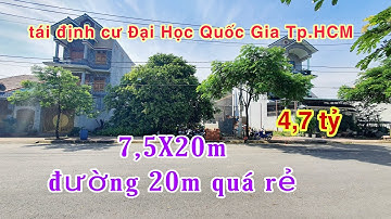 Bán Đất Dĩ An (451) Khu Tái Định Cư Đại Học Quốc Gia ( Gần Chùa Châu Thới