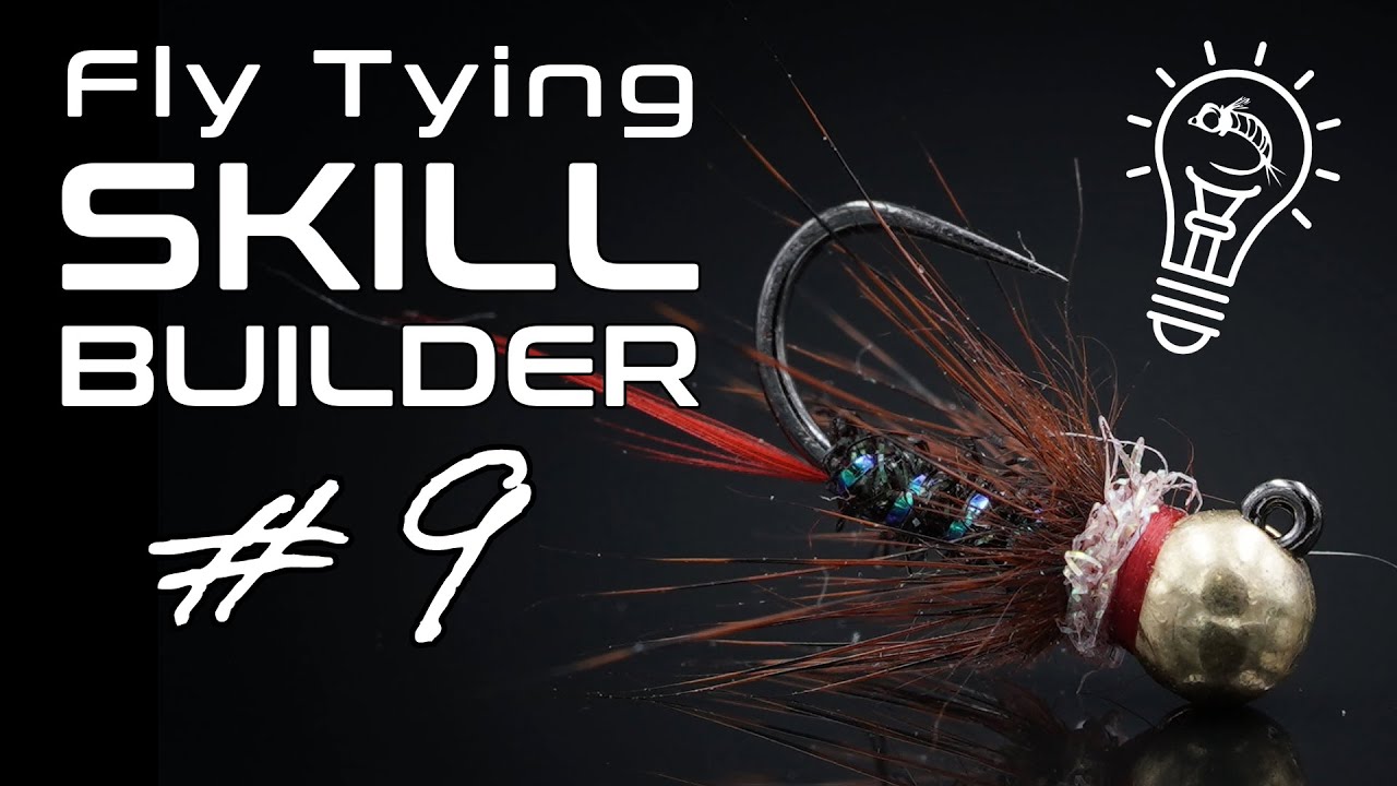 Fly Tying Skill Builder #9  Cutting Corners, Clumps of Dubbing & Squirrel  Soft Hackle 