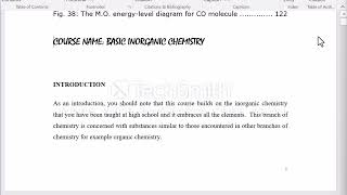 CREATING A TOC WITH MS WORD