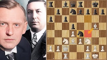 "Fool Me Twice..." ||  Alekhine vs Rubinstein: Their Final Encounter || San Remo (1930)
