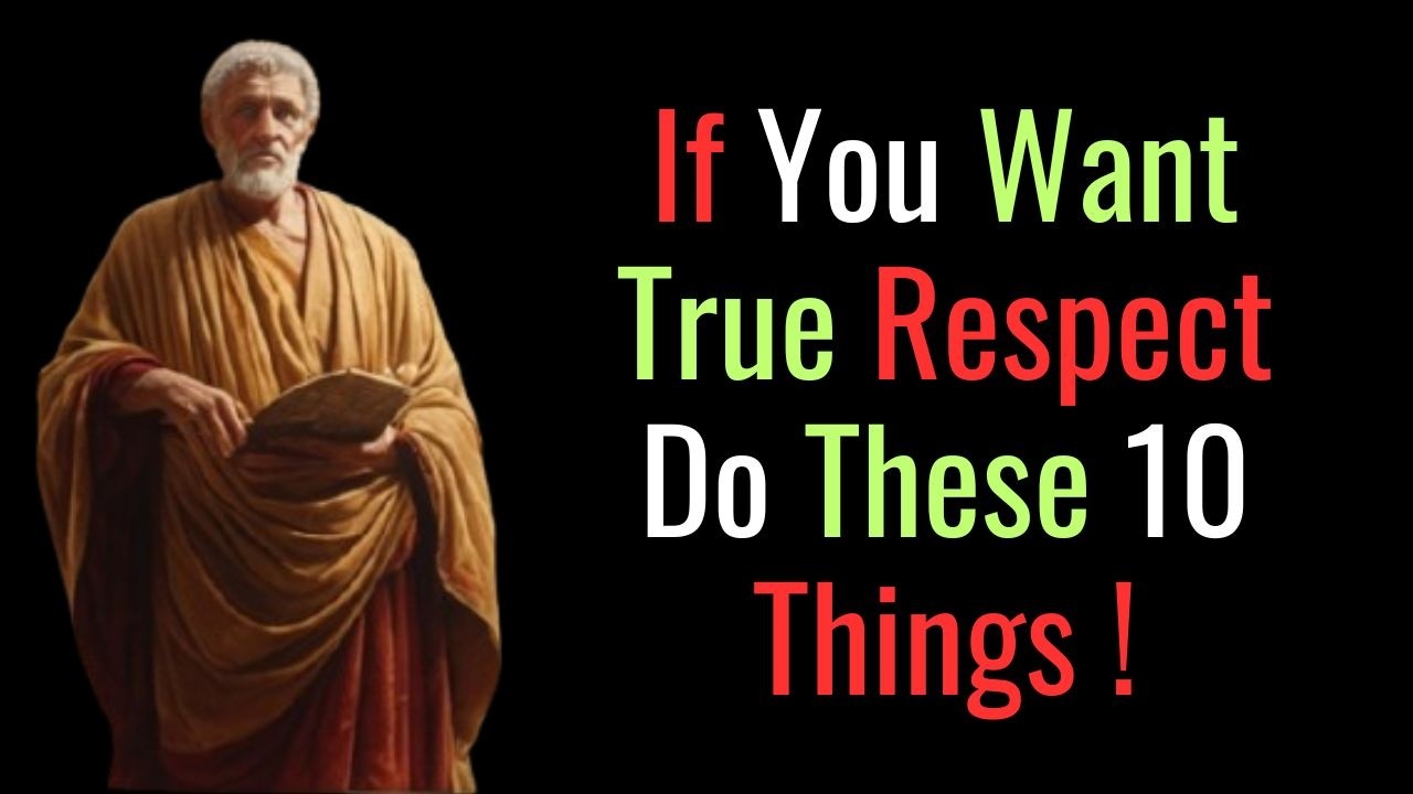 Stop Doing These 10 Things If You Want True respect You Stoic Philosophy