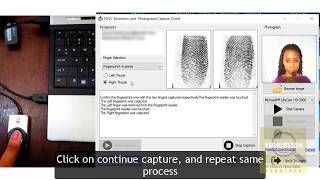 How to Capture Biometric and Photograph in NYSC Offline Application Software screenshot 4