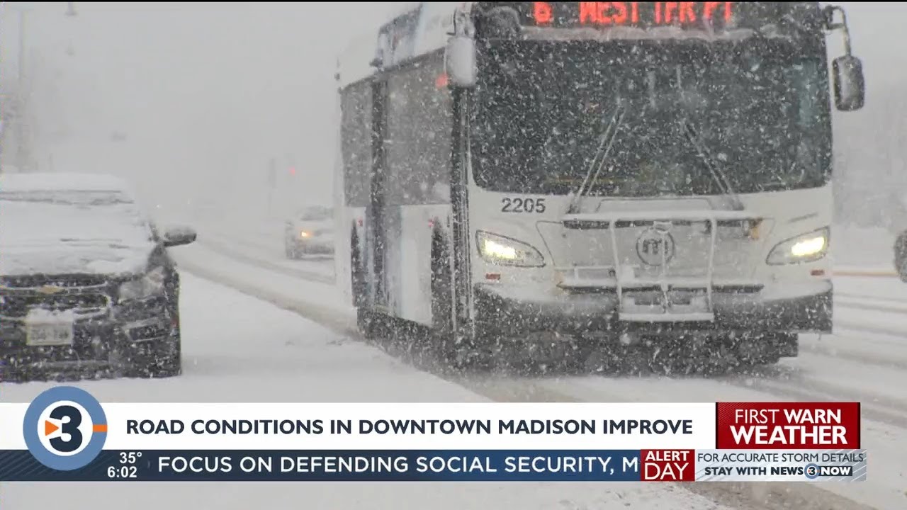Road conditions improving following latest winter storm, but slick ...
