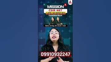 MISSION CSIR NET JRF DEC 2025 #csirnetadda247 #csirnetjune2025 #csirnet2025