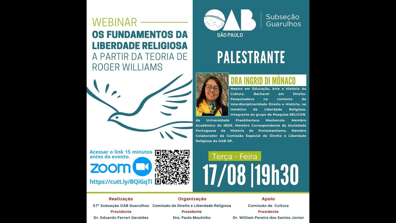 Os fundamentos da Liberdade Religiosa a partir da teoria de Roger Williams  