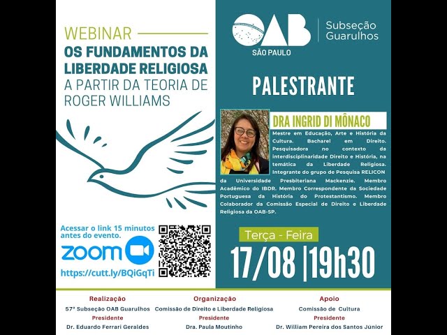 Os fundamentos da Liberdade Religiosa a partir da teoria de Roger Williams  