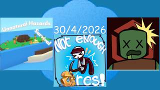 Celebrity polytoria XP Quest - Not Enough Ores!, Unnatural Hazards Survival, Call of Polytoria Wealth