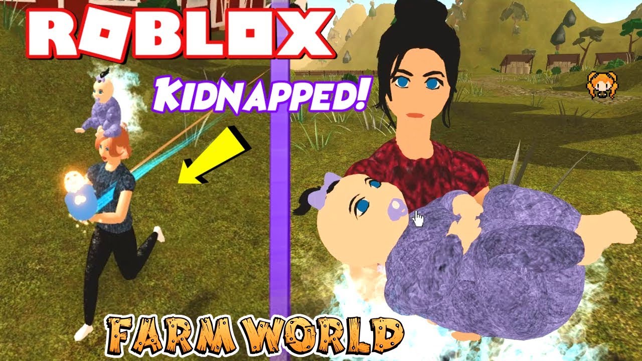 Roblox Farm World Baby Adoption Glowing Party With Kitsunes Triplets I Was Kidnapped Roleplay Youtube