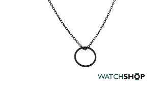Icon Brand Shape Up Necklace (P1676-N-BLK)