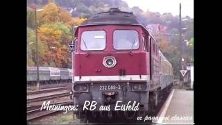 Eisenbahn in Thüringen vor 20 Jahren Erinnerungen an den interessanten Bahnbetrieb 1996