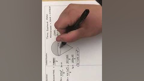 Surface Area of Compound Shapes Part 2