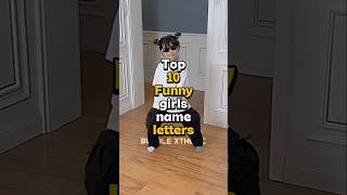 Top 10 Funny Girls Name Letters シ
