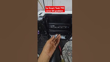 hp Smart Tank 790 Duplex printer Error E4 E3 Problem Printer