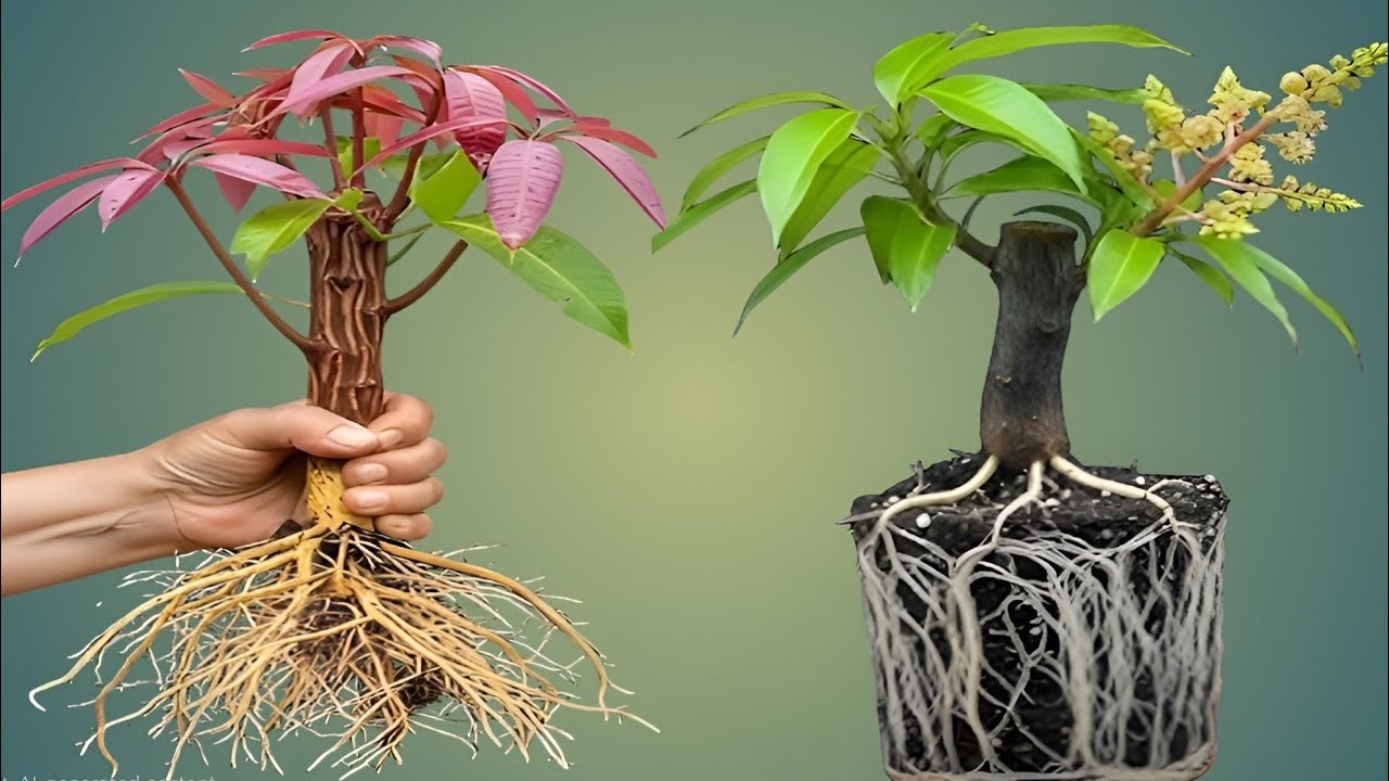 Grow Mango Tree Branch From Cutting/In Water 