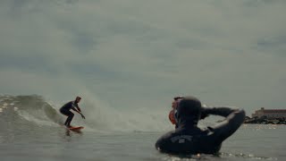 New Jersey Winter Surfing! Sony A7siii (Underwater)
