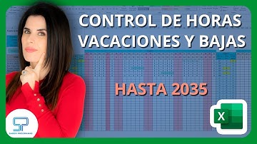 Cómo es mi PLANTILLA EXCEL para CONTROL de HORAS TRABAJADAS de EMPLEADOS ✅