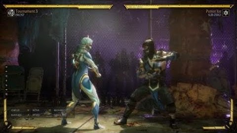 MK11 Frost: Optimized pushback on hit from grounded DF2