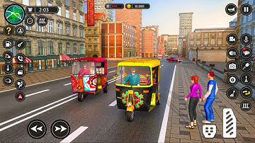 Modern Rickshaw Driving Games - Modern Tuk Tuk Rickshaw Driving - Auto Driver - Android GamePlay #1