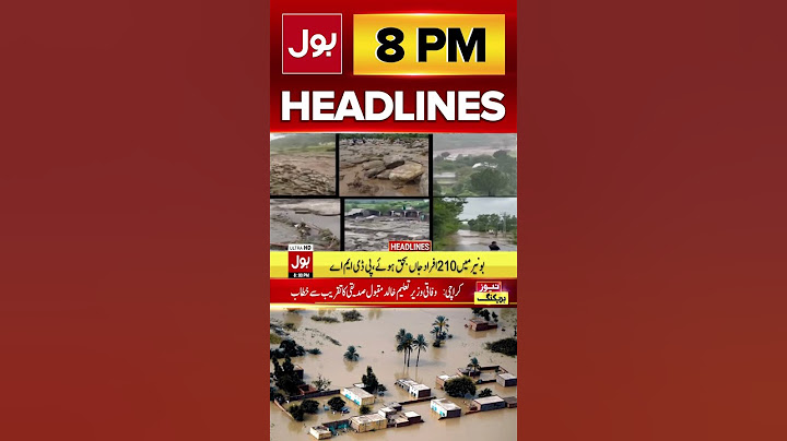 Floods in KPK | Big Destruction | BOL News Headlines At 8 PM | #youtubeshorts
